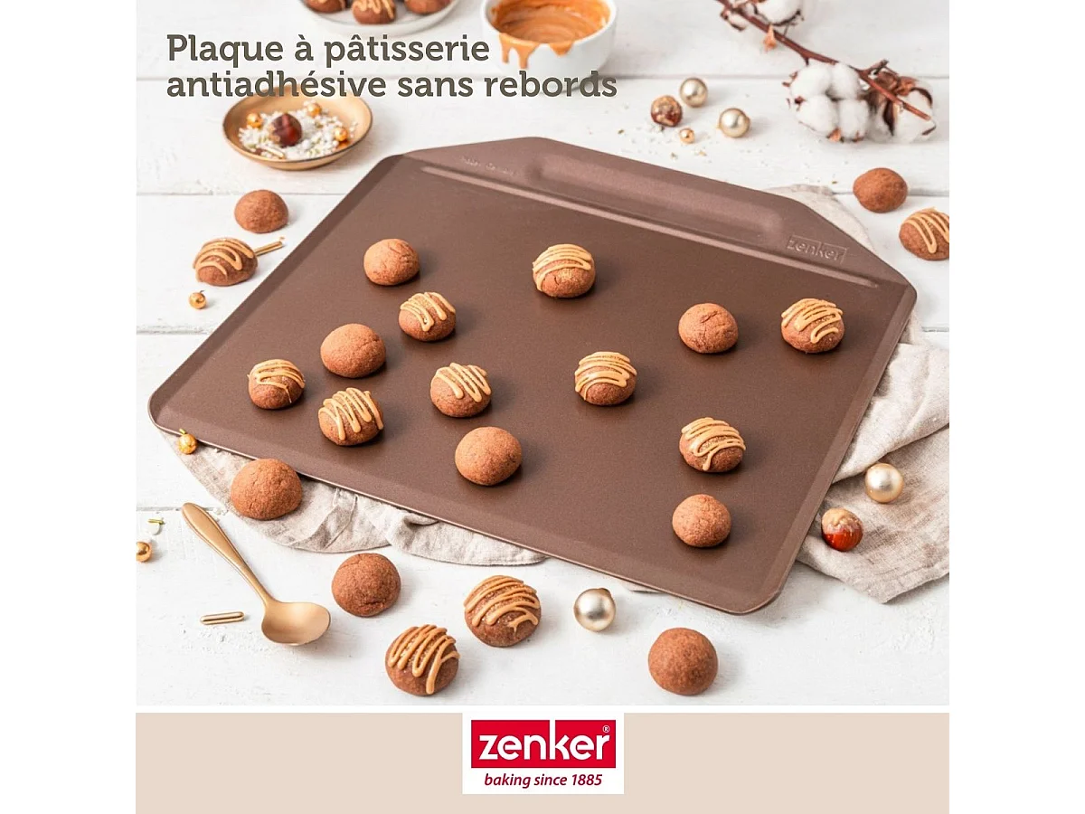 Plaque à pâtisserie sans rebords 36 x 33 cm Zenker Mojave Gold