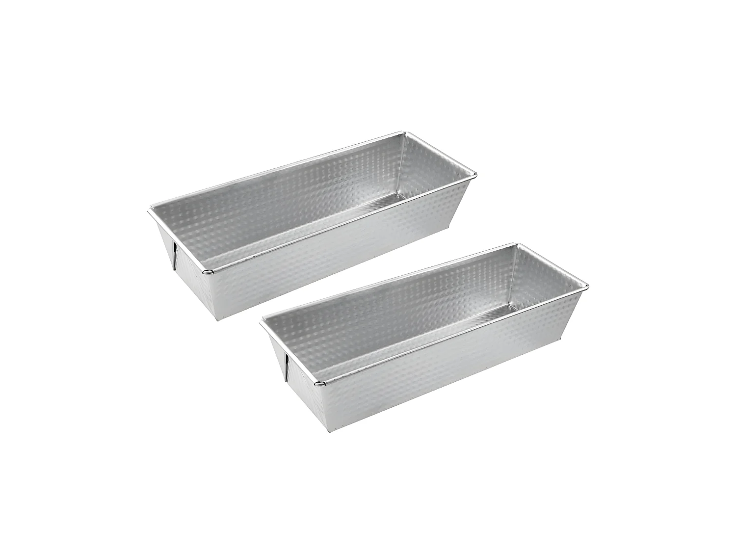 Lot de 2 moules à cakes 25,5 x 11,2 cm Zenker Silver