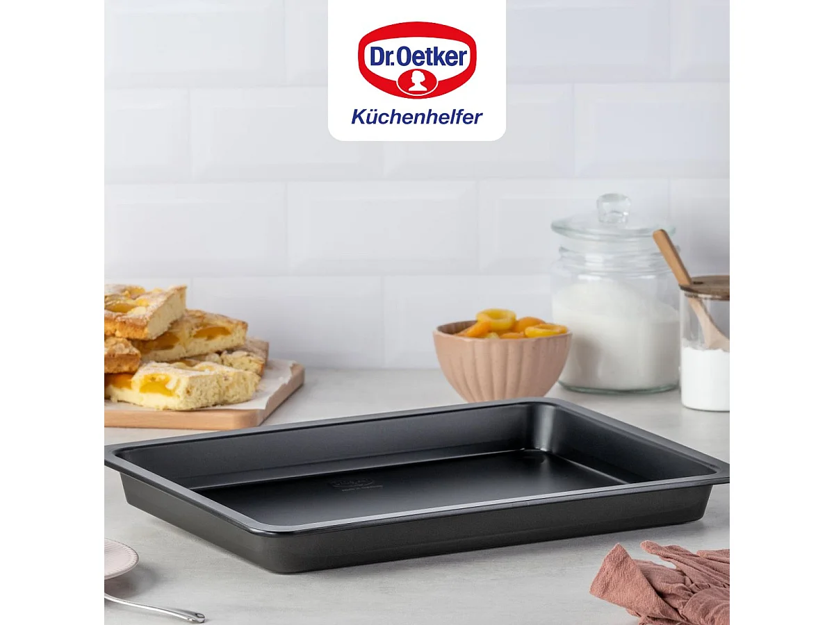 Plaque à pâtisserie à rebord extra haut 42 x 29 cm Dr Oetker Tradition
