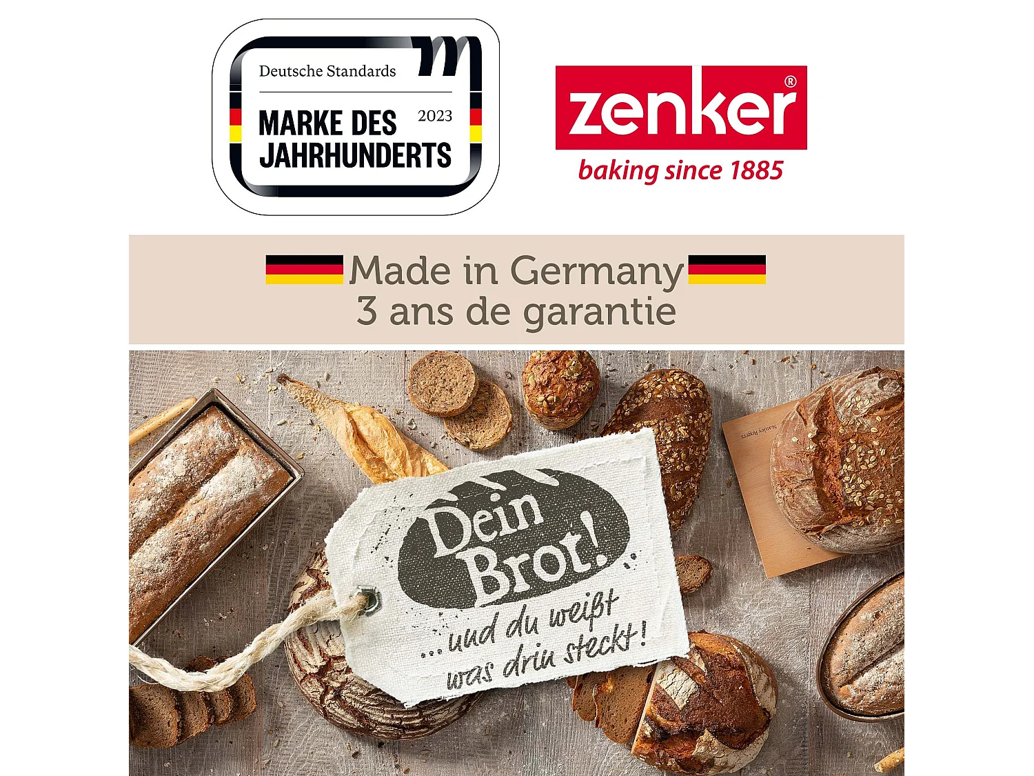 Moule à cake extensible de 28 à 40 cm Zenker Pure