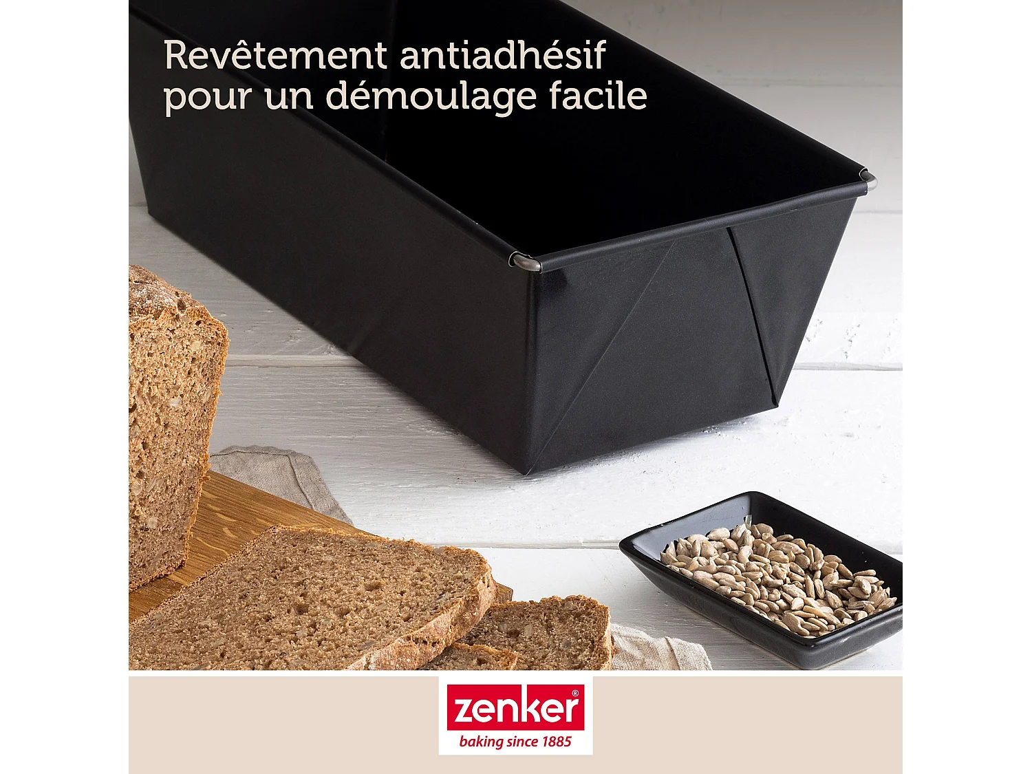 Moule à cake extensible de 28 à 40 cm Zenker Pure