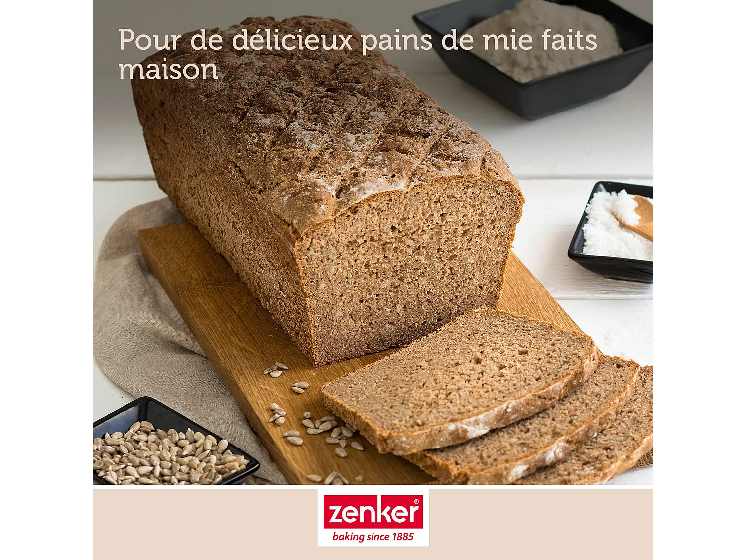 Moule à cake extensible de 28 à 40 cm Zenker Pure