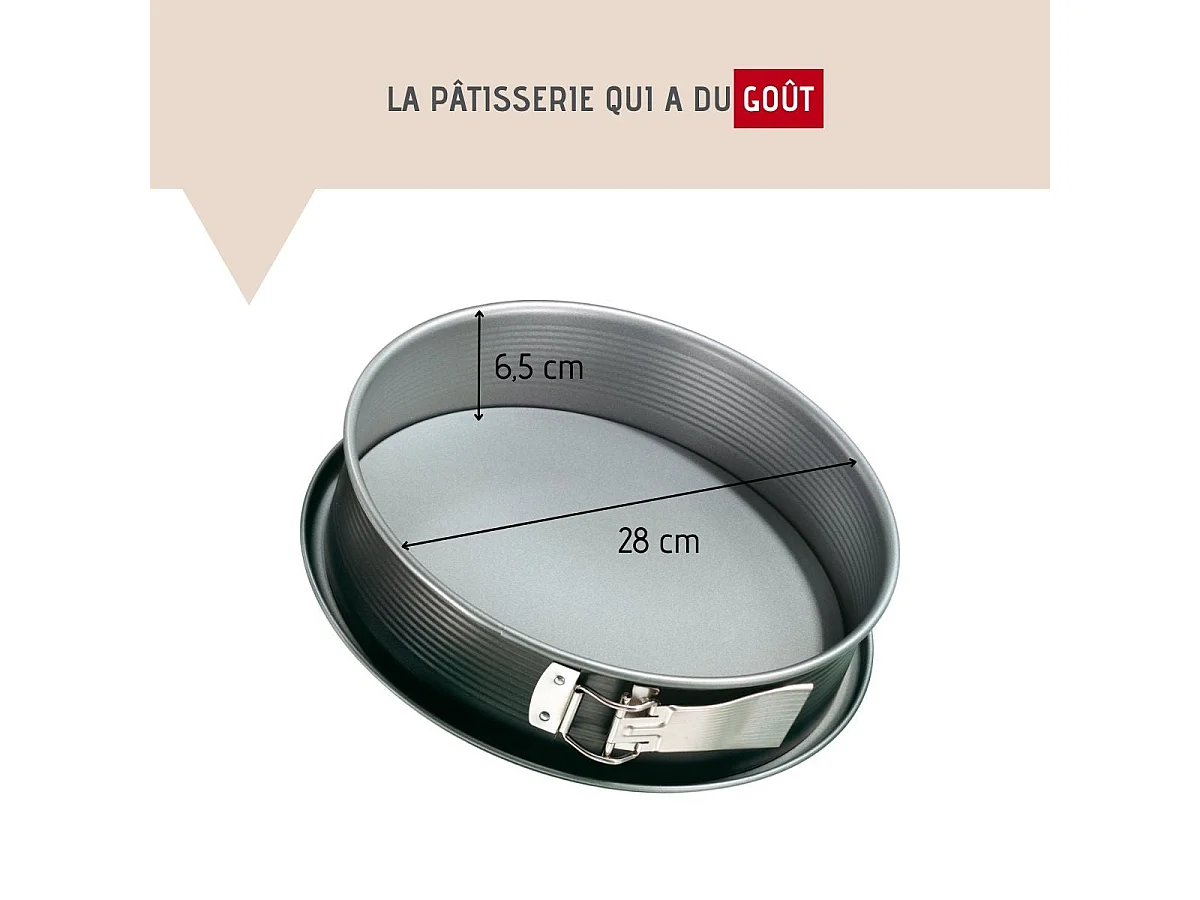 Moule à manqué à charnière en acier 28 cm Zenker Energy