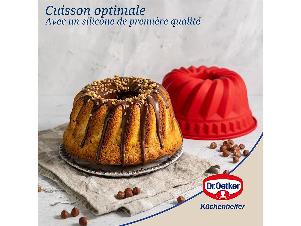 Moule à Kougelhopf 21,5 cm Dr. Oetker Flexxibel Love