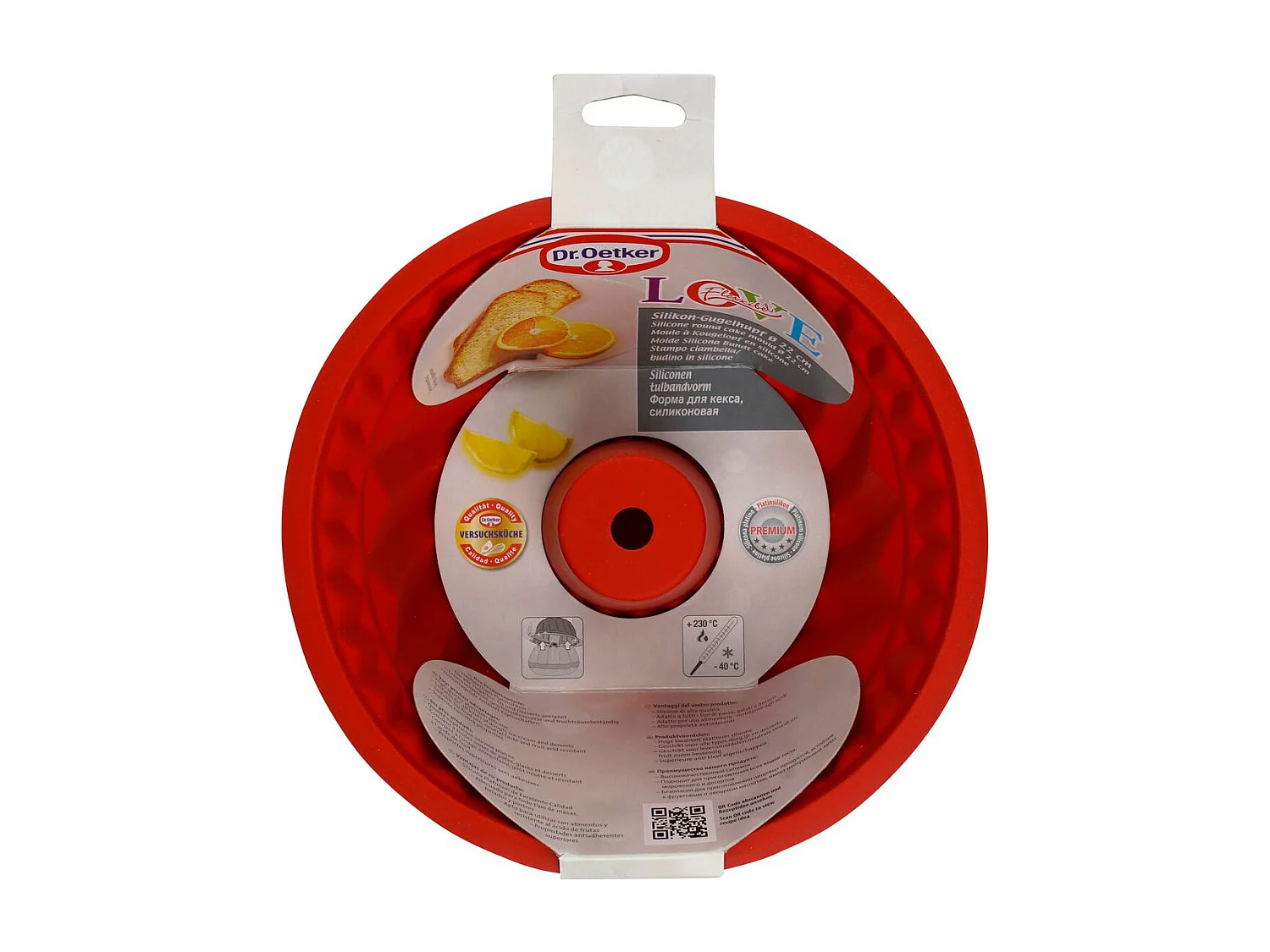 Moule à Kougelhopf 21,5 cm Dr. Oetker Flexxibel Love