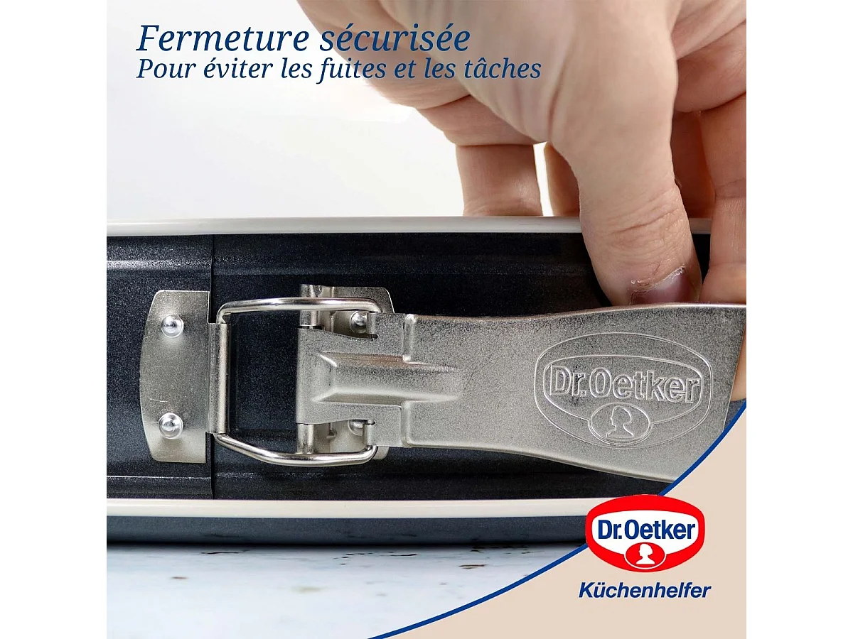 Moule à charnière rectangulaire 38 x 25 cm Dr Oetker Back-Trend
