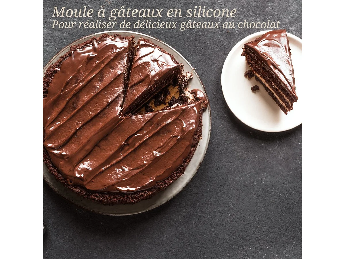 Moule à manqué en silicone de 26 cm Dr. Oetker Flexxibel Love