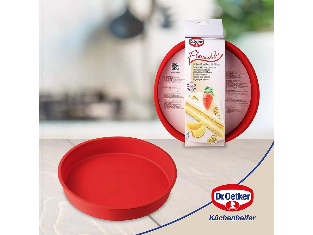 Moule à manqué en silicone de 26 cm Dr. Oetker Flexxibel Love