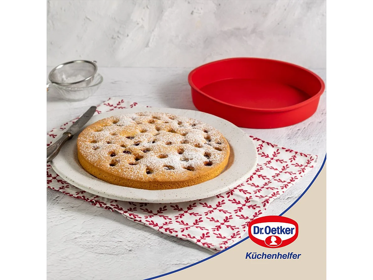 Moule à manqué en silicone de 26 cm Dr. Oetker Flexxibel Love