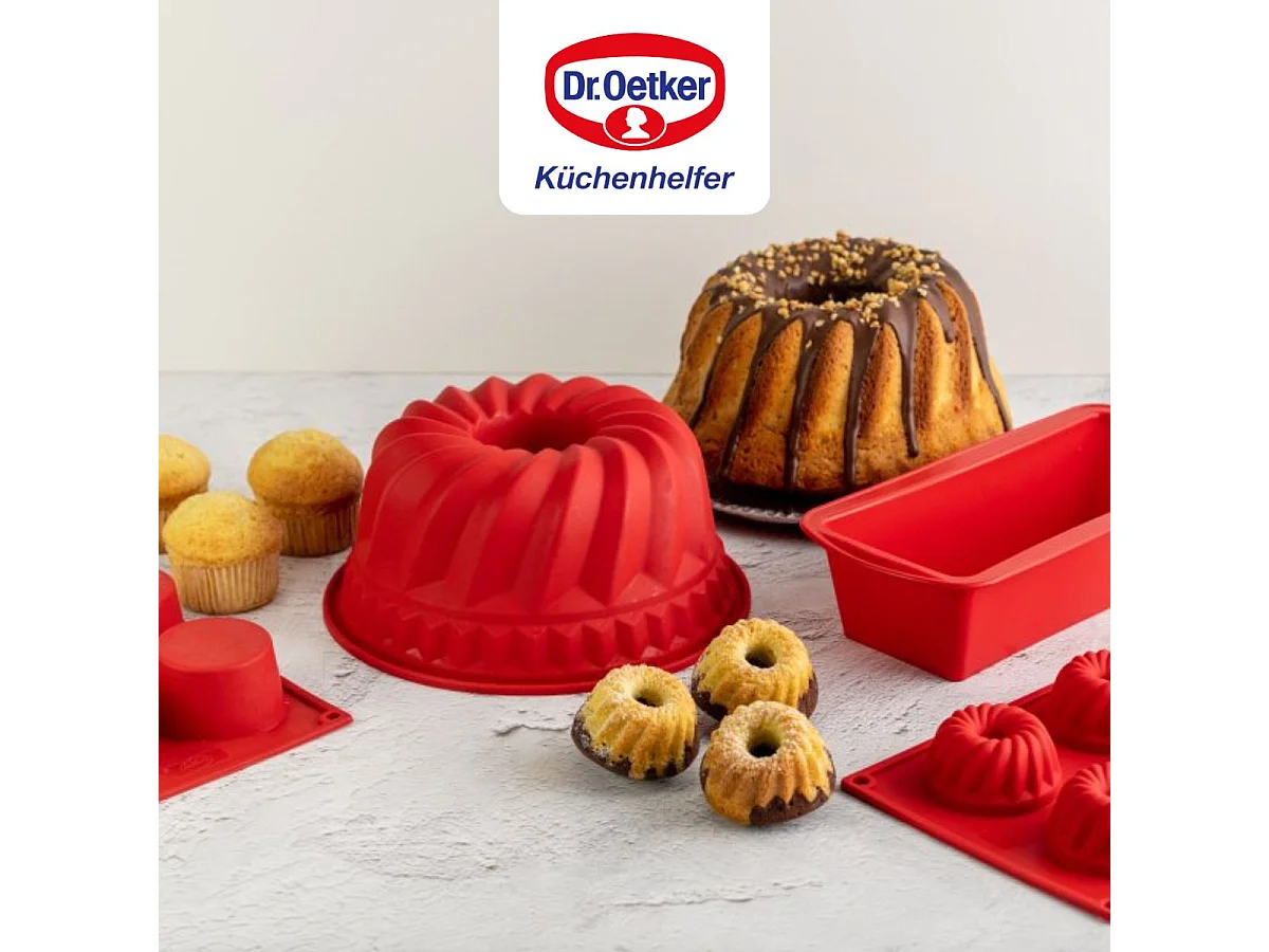Moule à manqué en silicone de 26 cm Dr. Oetker Flexxibel Love
