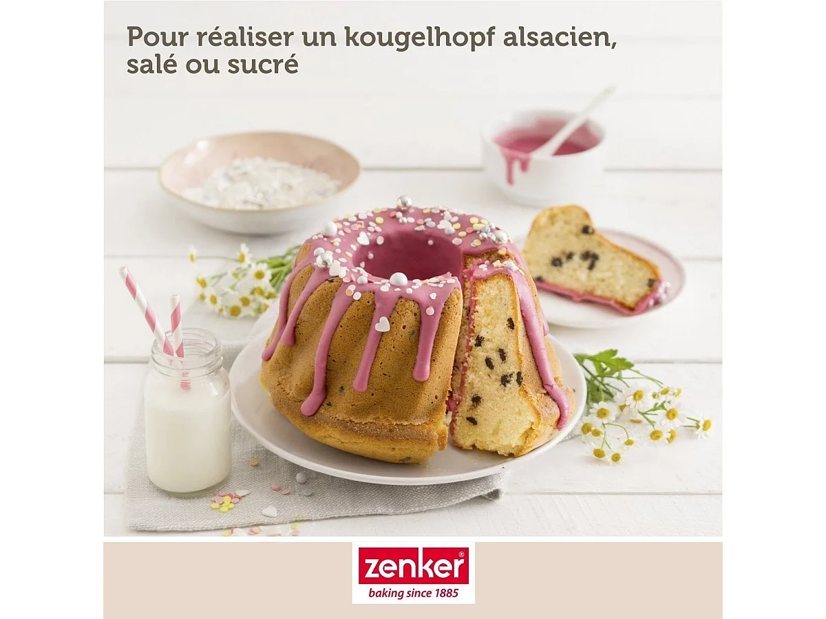 Moule à kouglof 18 cm Zenker Spécial Mini