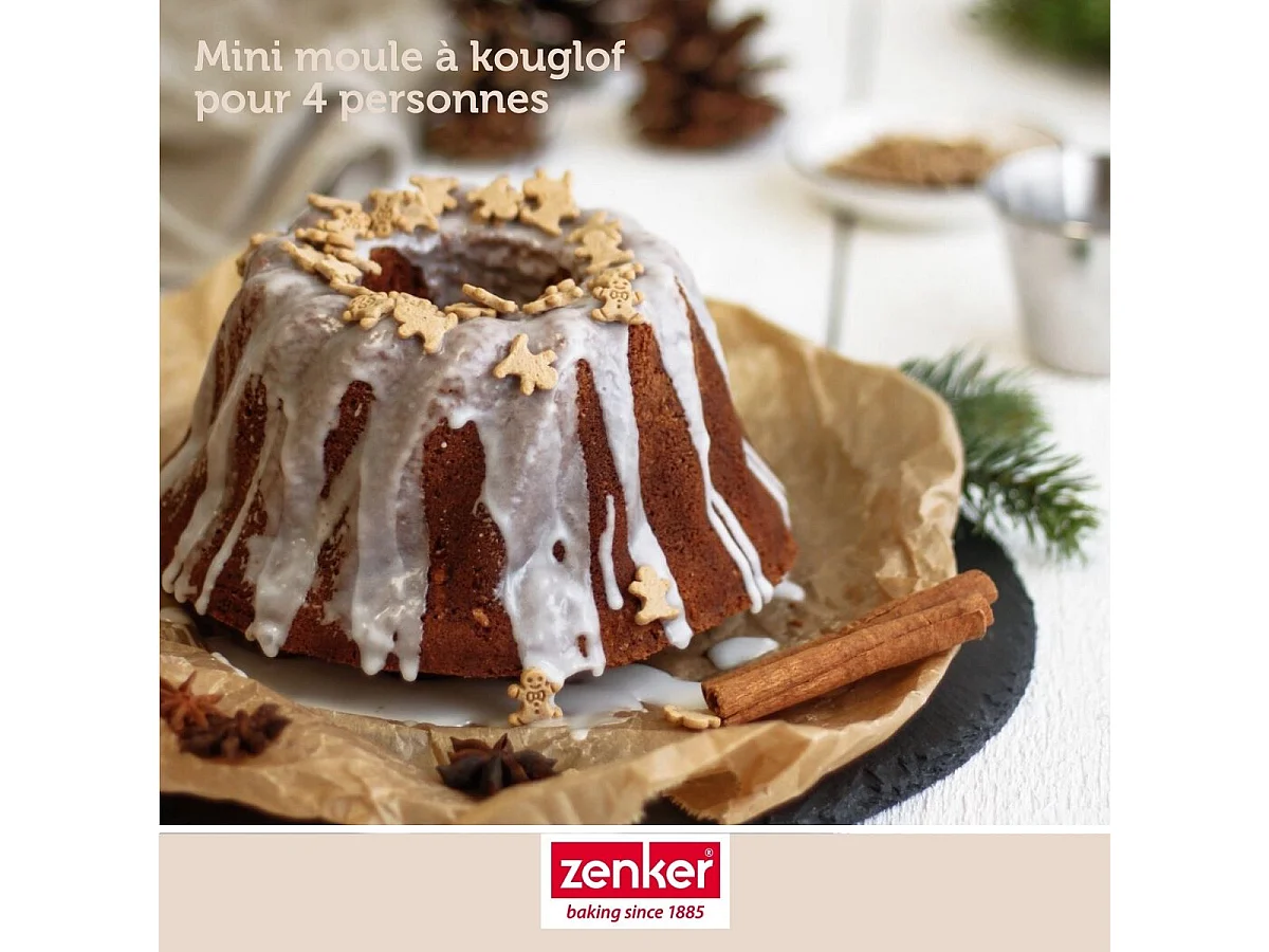 Moule à kouglof 18 cm Zenker Spécial Mini