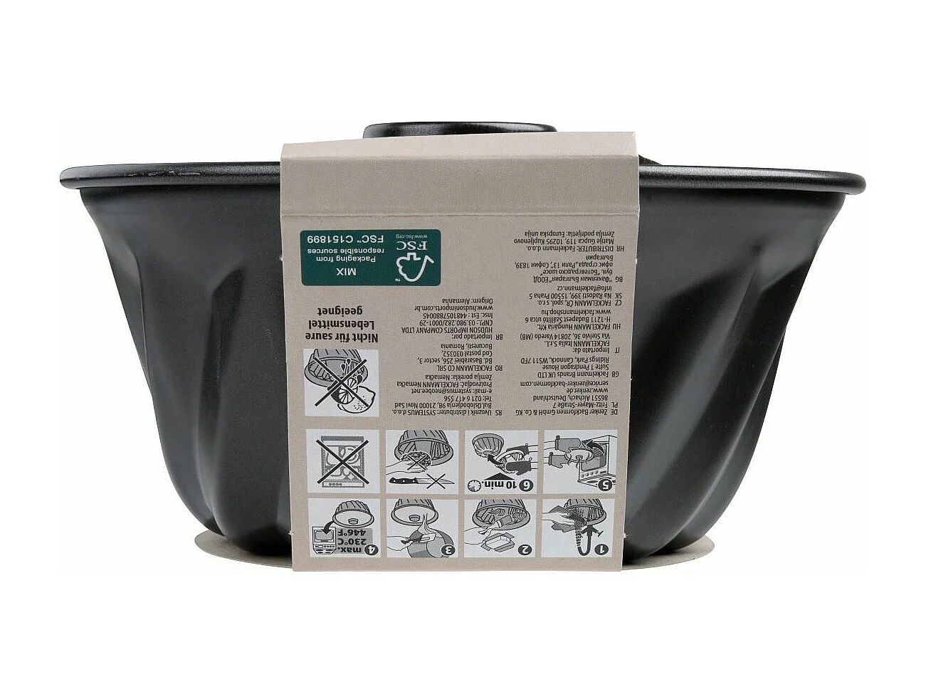 Moule à kouglof 18 cm Zenker Spécial Mini