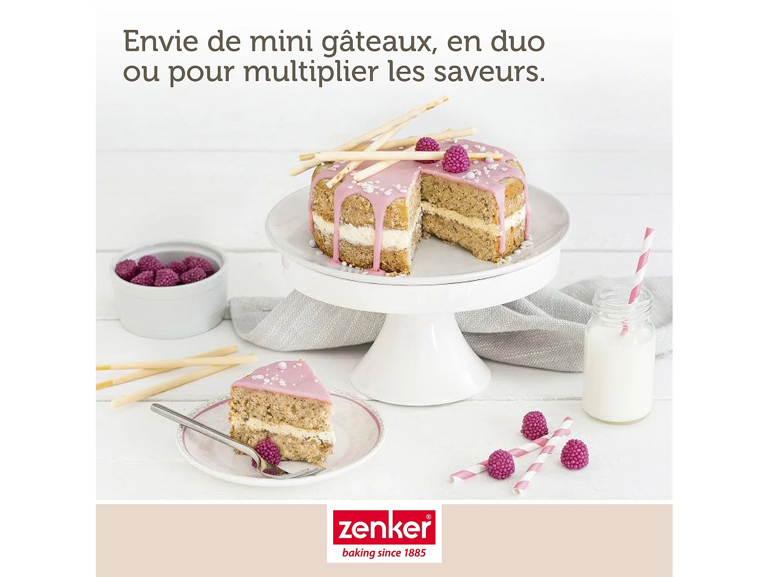 Moule à manqué à charnière 12 cm Zenker Spécial Mini