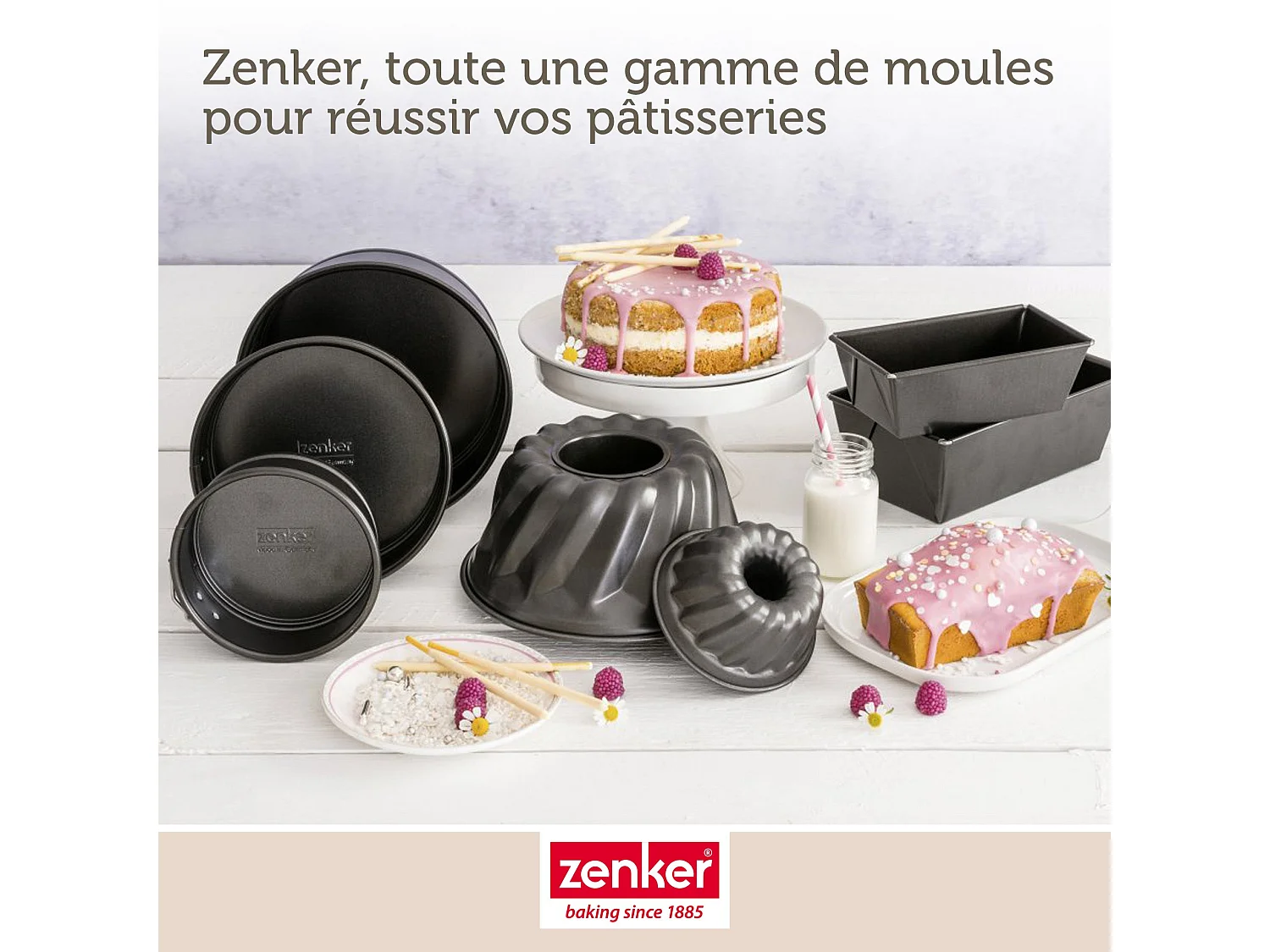 Moule à manqué à charnière 12 cm Zenker Spécial Mini