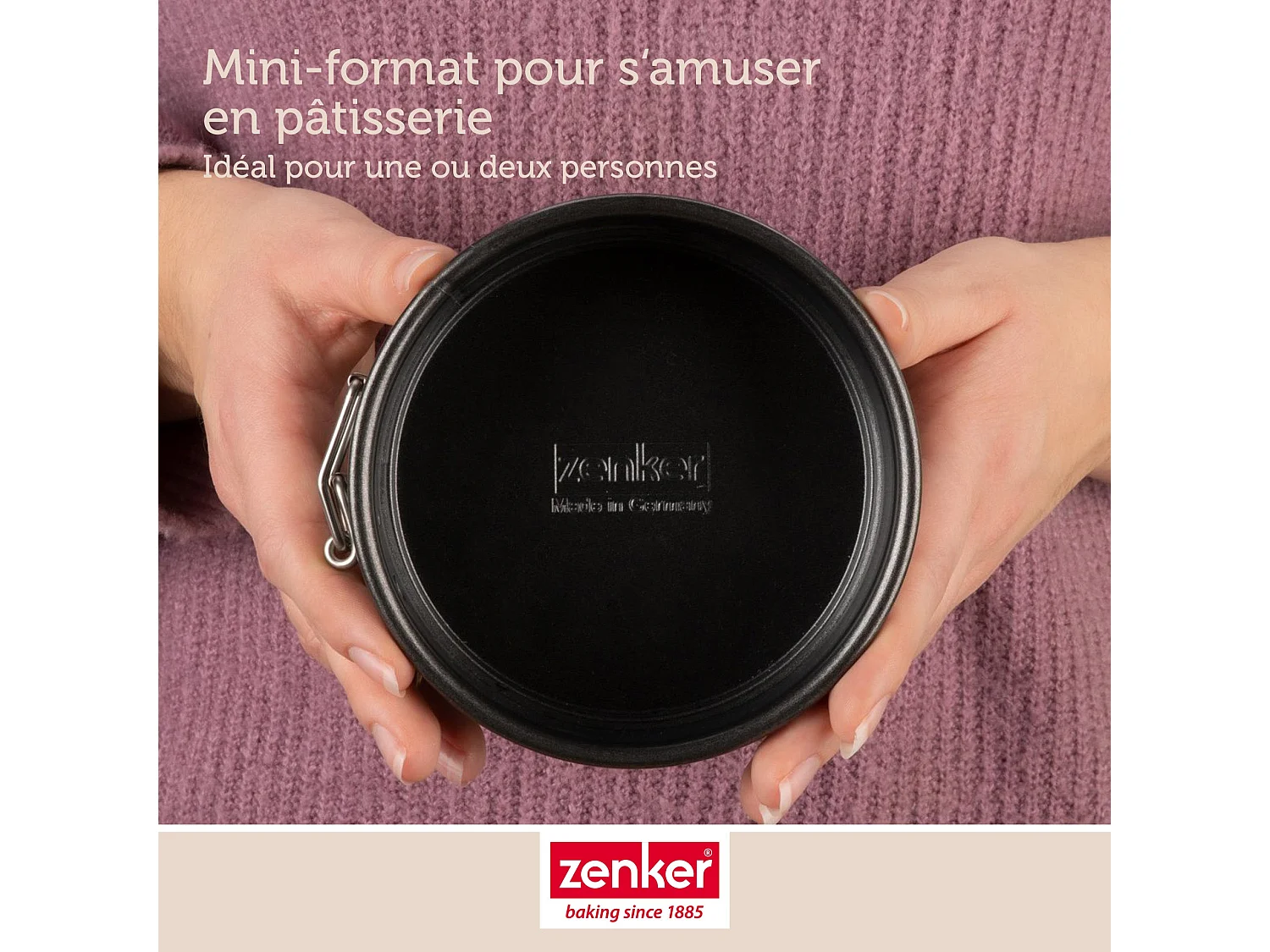 Moule à manqué à charnière 12 cm Zenker Spécial Mini