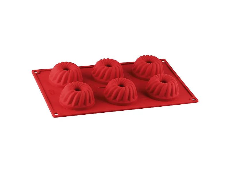 Moule à kougelhofs 6 empreintes 30 cm Dr.Oetker Flexxibel Love