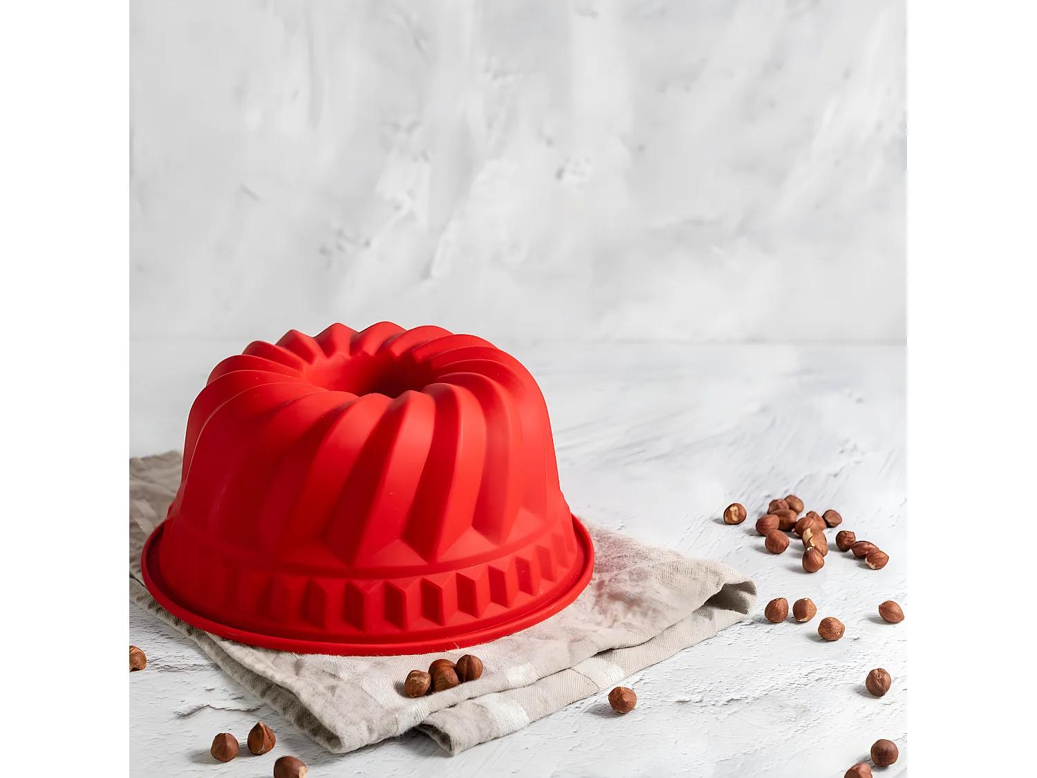 Lot de 2 moules à kouglofs en silicone 21,5 cm Dr. Oetker Flexxibel Love