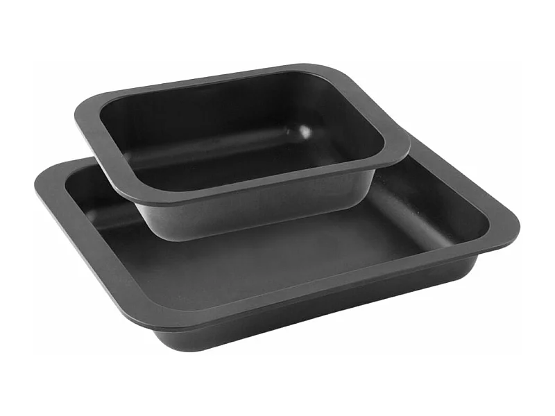 Lot de 2 plats à four rectangulaires 33 x 25 cm et 24 x 18 cm  Zenker Special Cooking