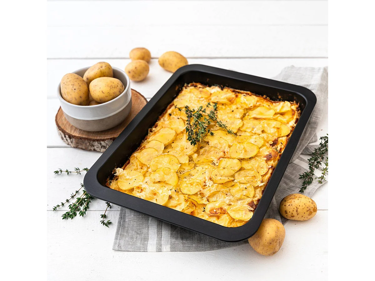 Lot de 2 plats à four rectangulaires 33 x 25 cm et 24 x 18 cm  Zenker Special Cooking