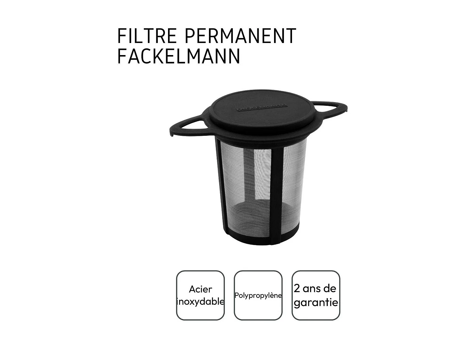Filtre à thé réutilisable pour théière et tasse à thé Fackelmann
