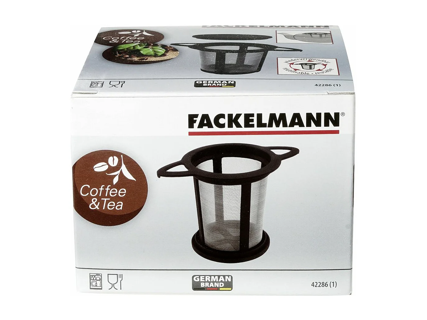 Filtre à thé réutilisable pour théière et tasse à thé Fackelmann