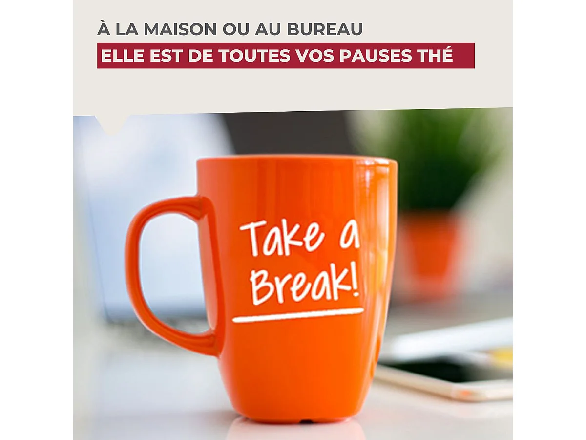 Théière micro-ondable d'un litre Fackelmann