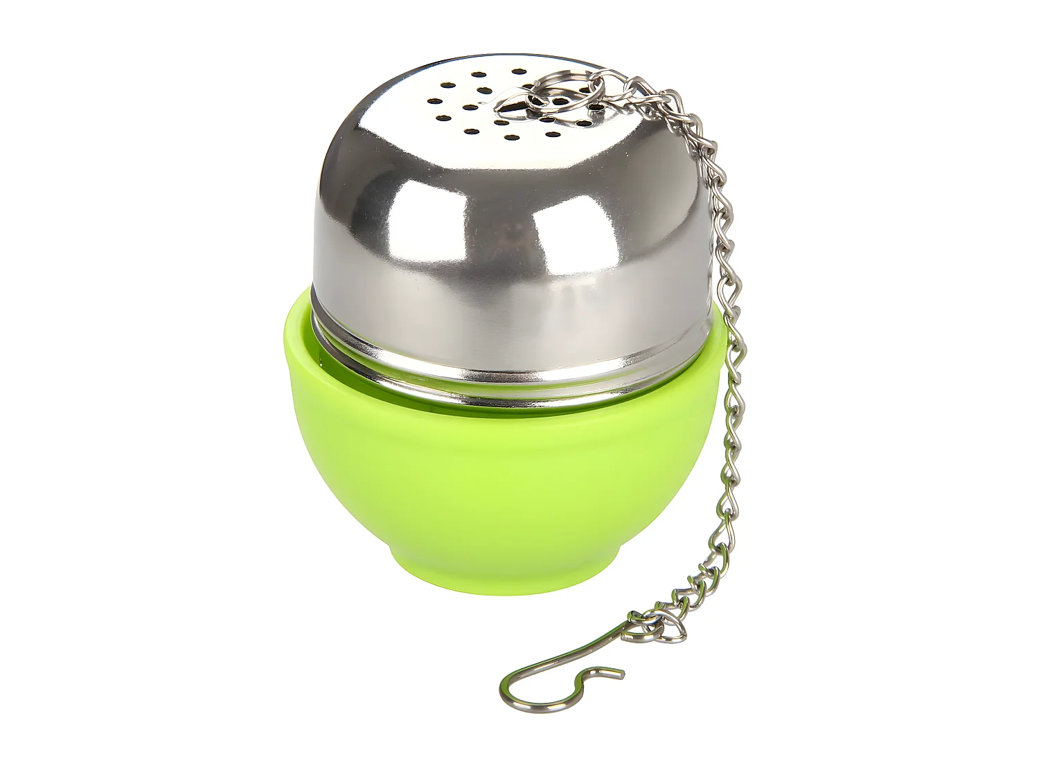 Boule à thé en acier inoxydable avec support Fackelmann