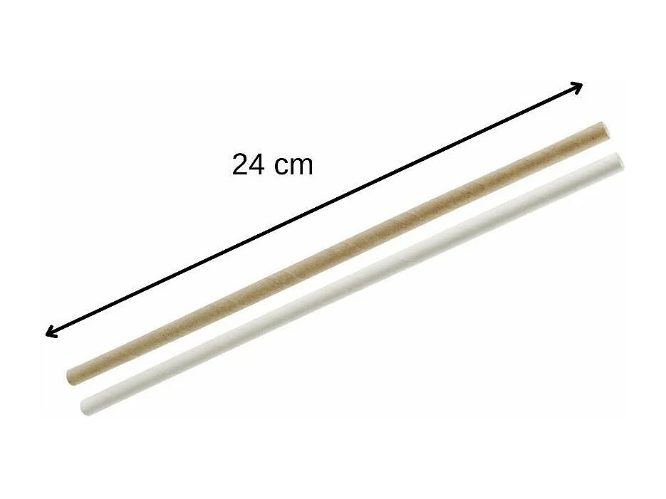 Pailles en papier  24 cm Fackelmann Bar Concept