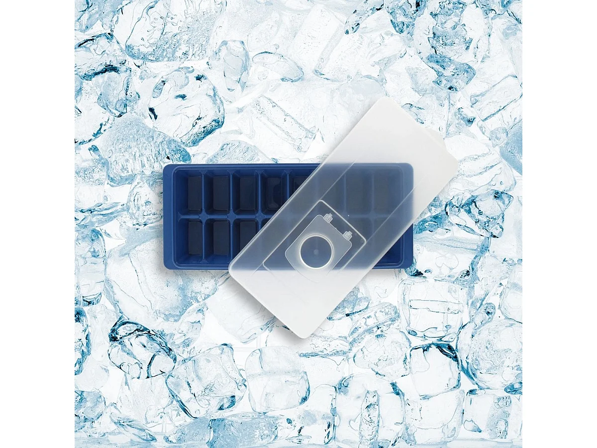 Bac à glaçons avec couvercle capacité de 16 glaçons Fackelmann Bar Concept