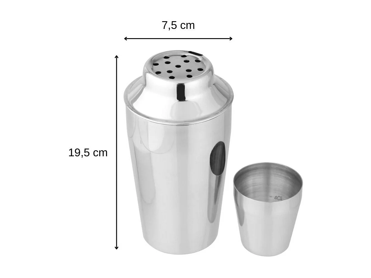 Shaker à cocktails en inox 400 ml Fackelmann Bar Concept
