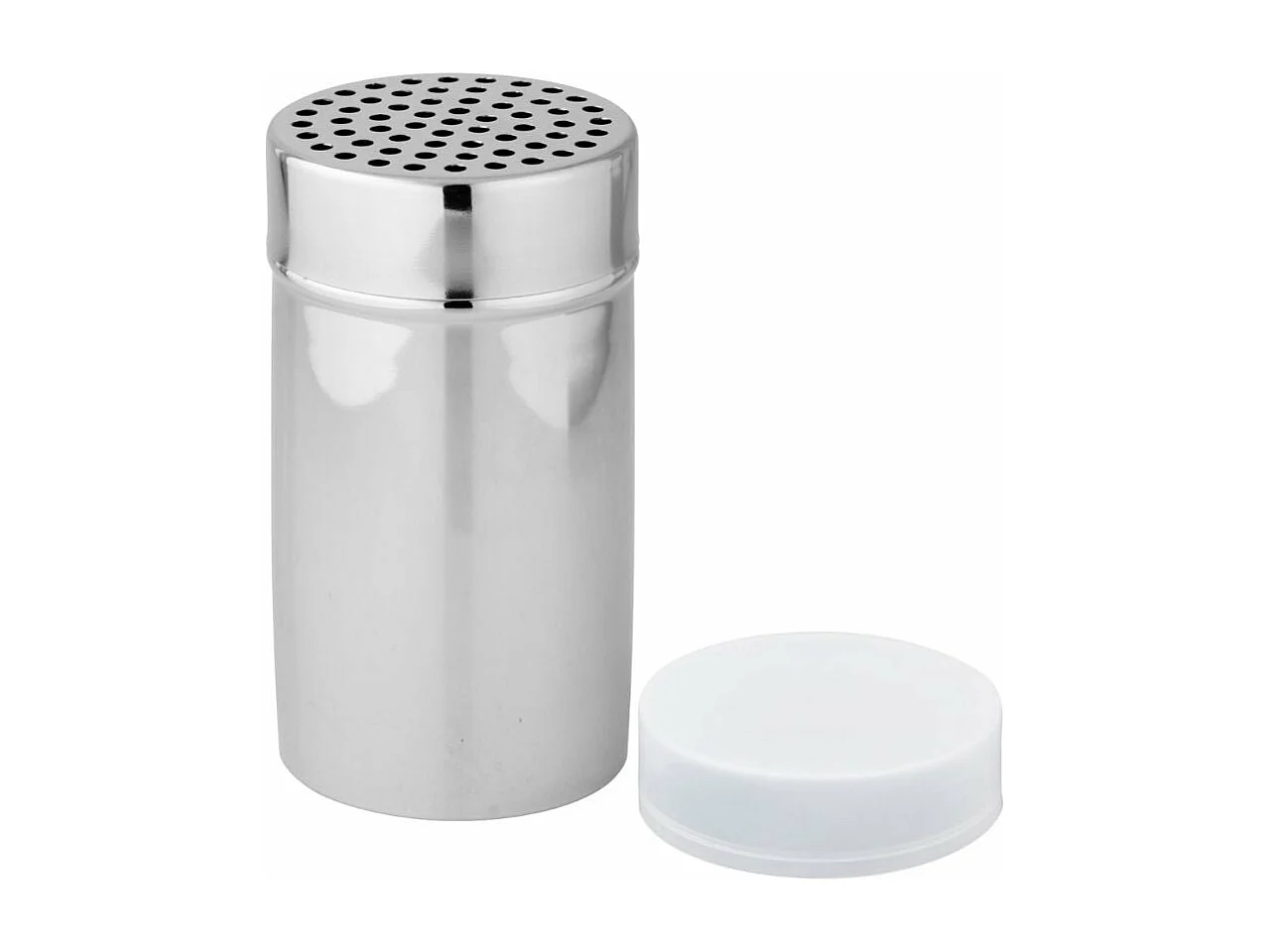 Saupoudreuse à sucre glace et cacao en acier inoxydable avec couvercle 13 cm Fackelmann Divers