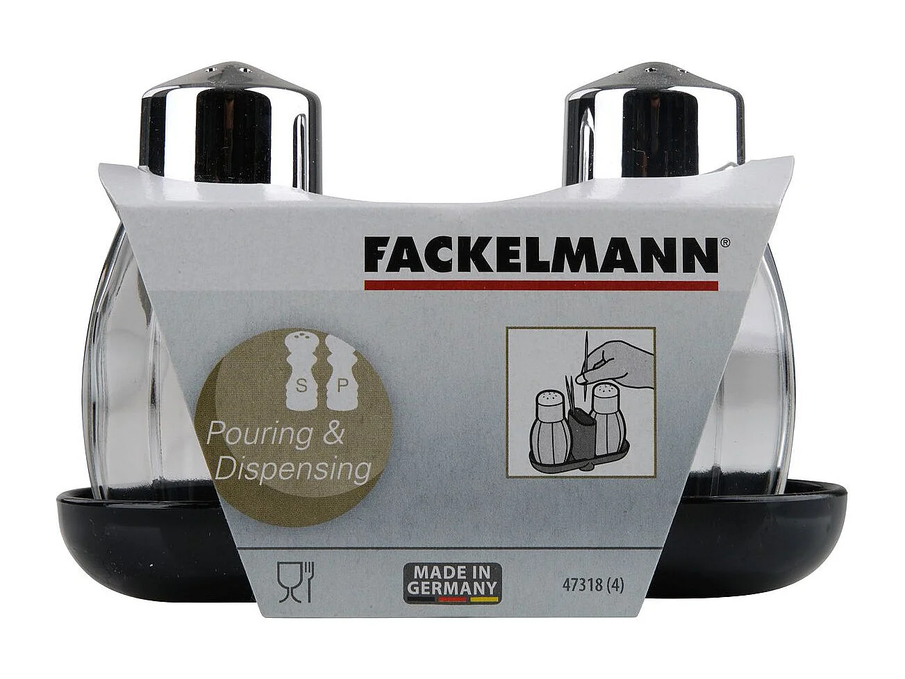 Ensemble salière et poivrier Fackelmann
