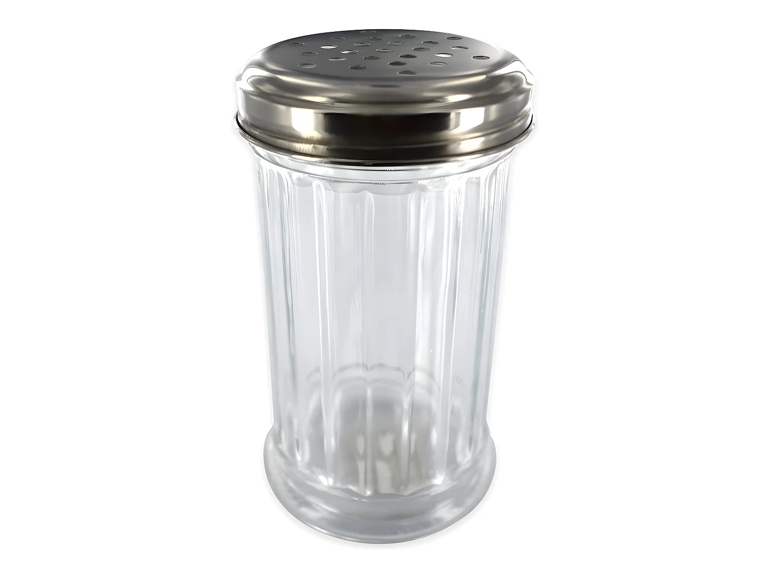 Saupoudreuse à parmesan et sucre glace en verre 13 cm Fackelmann