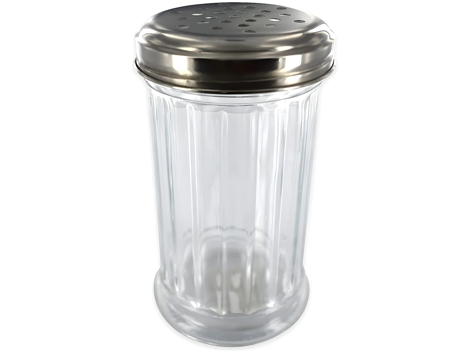 Saupoudreuse à parmesan et sucre glace en verre 13 cm Fackelmann