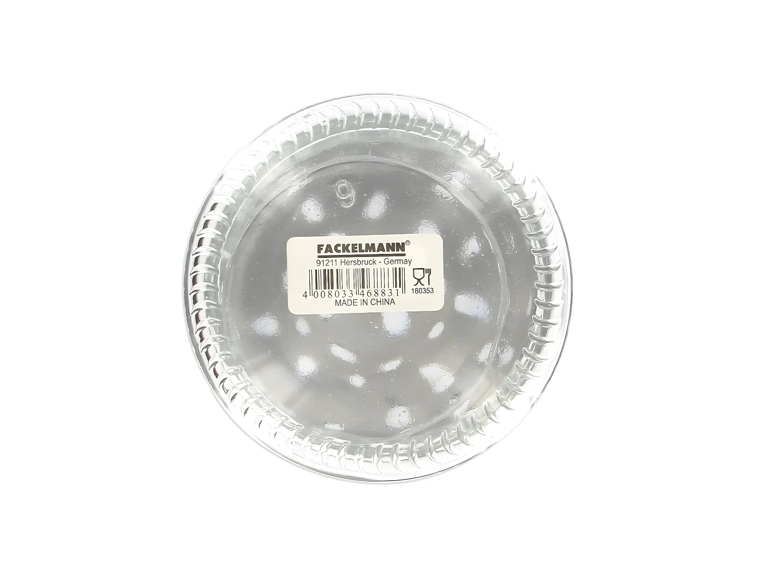 Saupoudreuse à parmesan et sucre glace en verre 13 cm Fackelmann