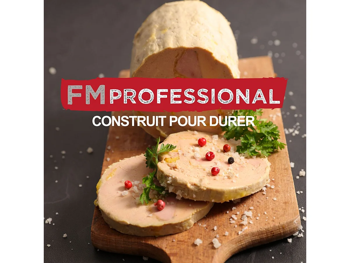 Coupe et présentation foie gras en marbre 23 x 15 cm FM Professional