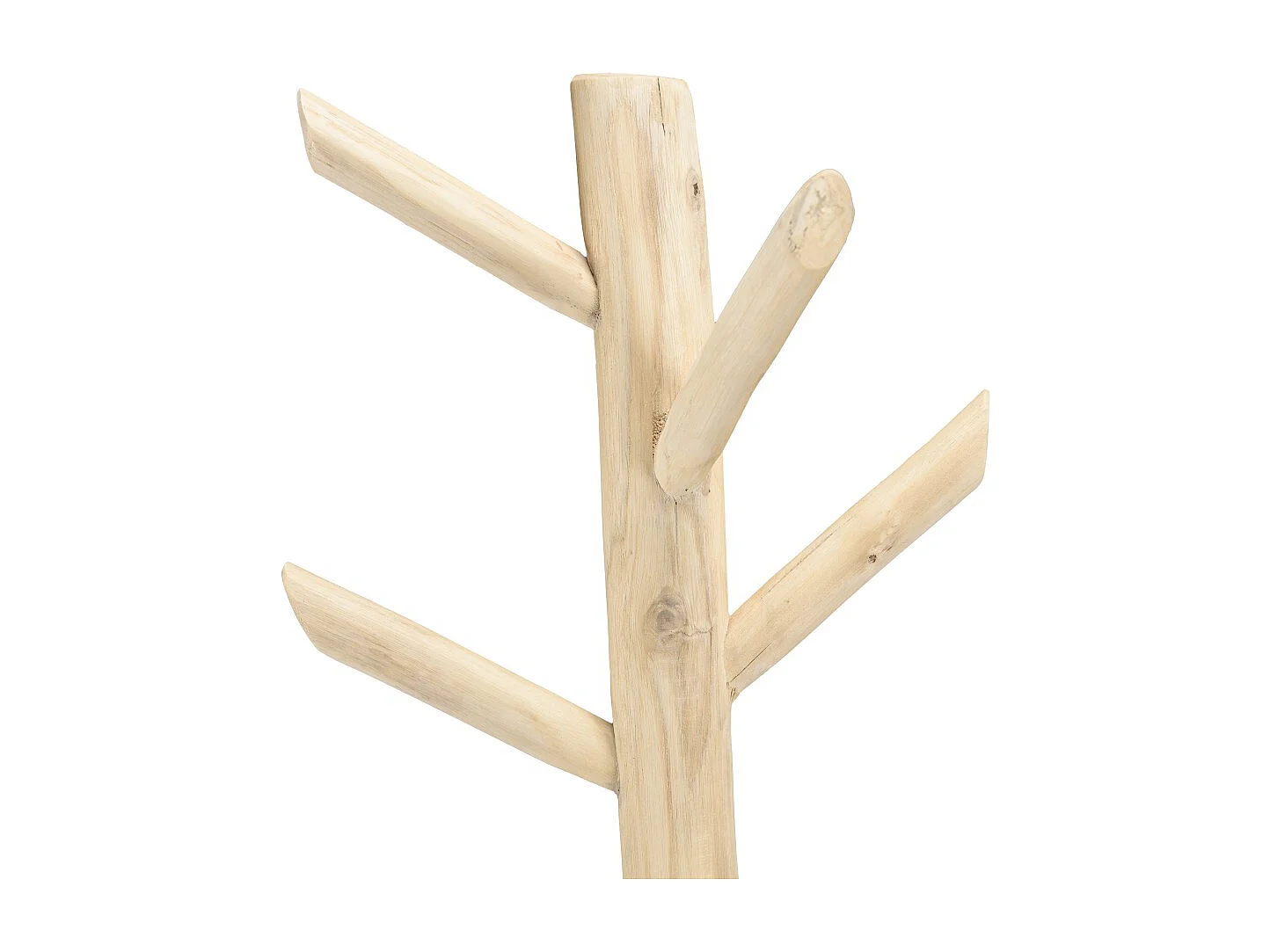 WILL - Porte-manteau 3 branches en bois teck naturel