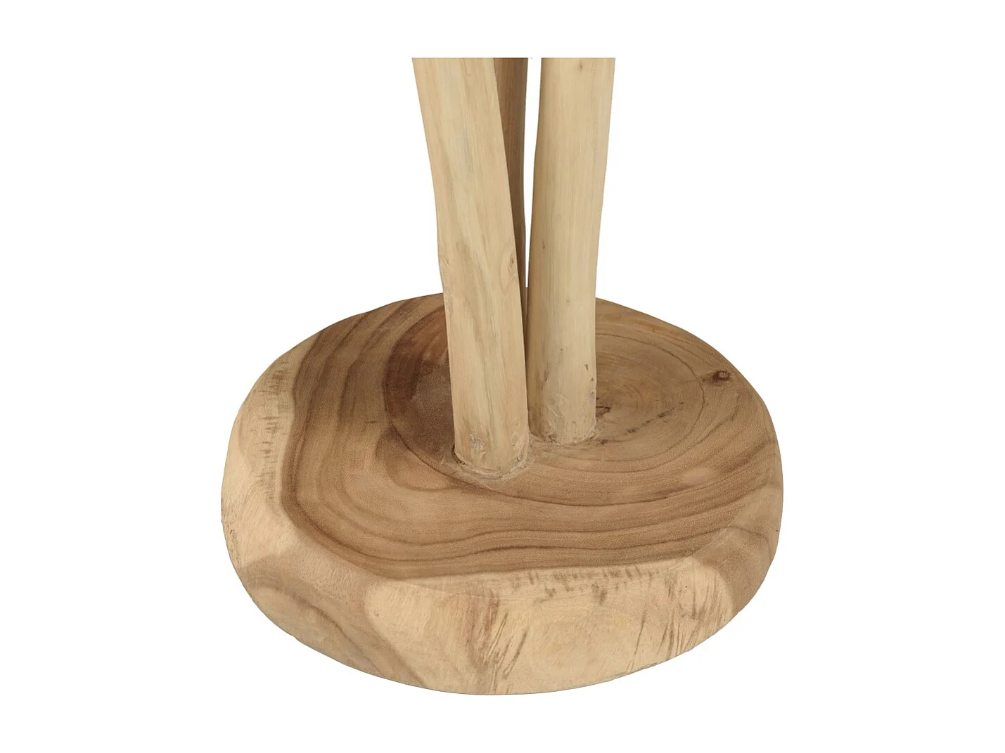 WILL - Porte-manteau 3 branches en bois teck naturel