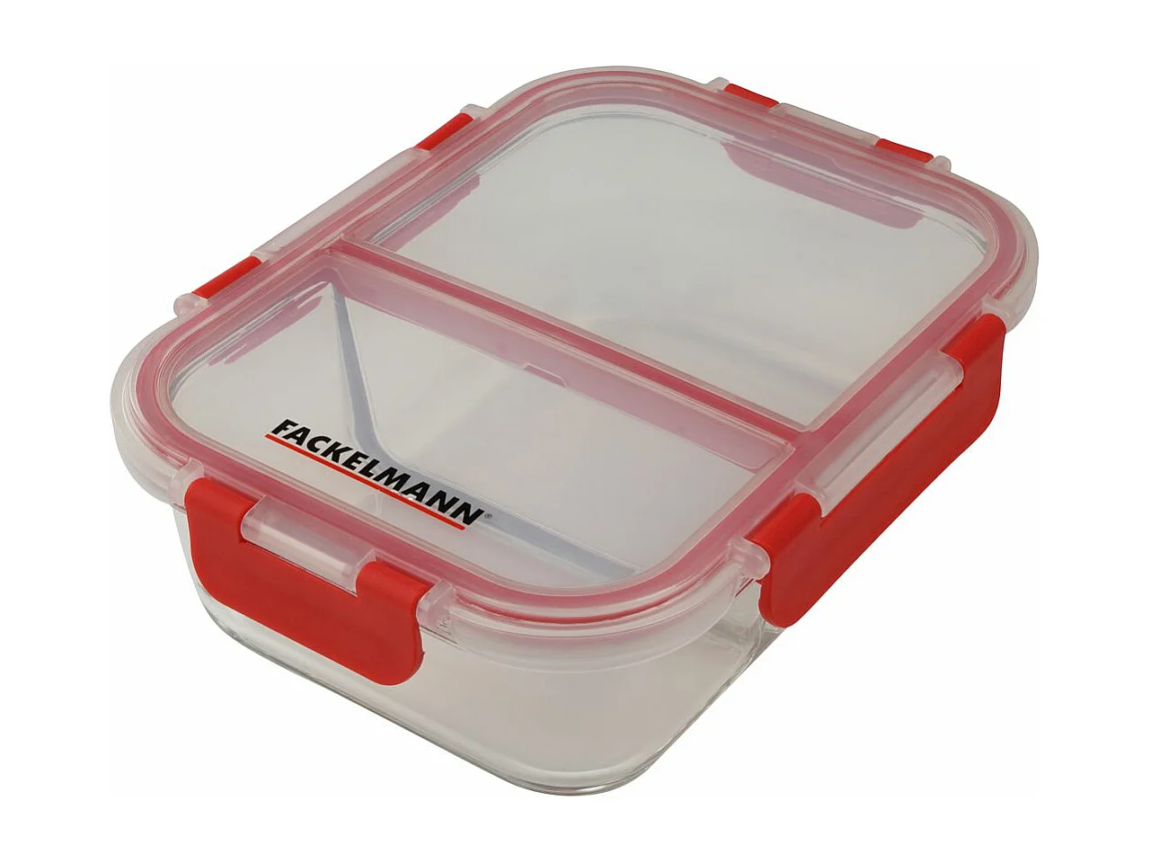 Boîte à repas en verre avec deux compartiments 1000 ml Fackelmann Move
