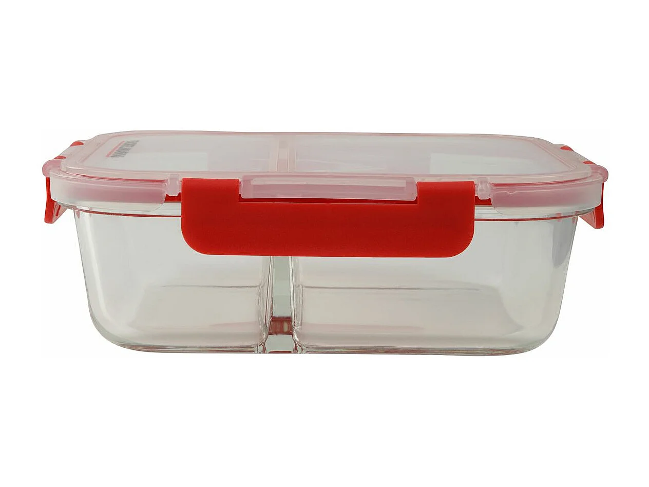 Boîte à repas en verre avec deux compartiments 1000 ml Fackelmann Move