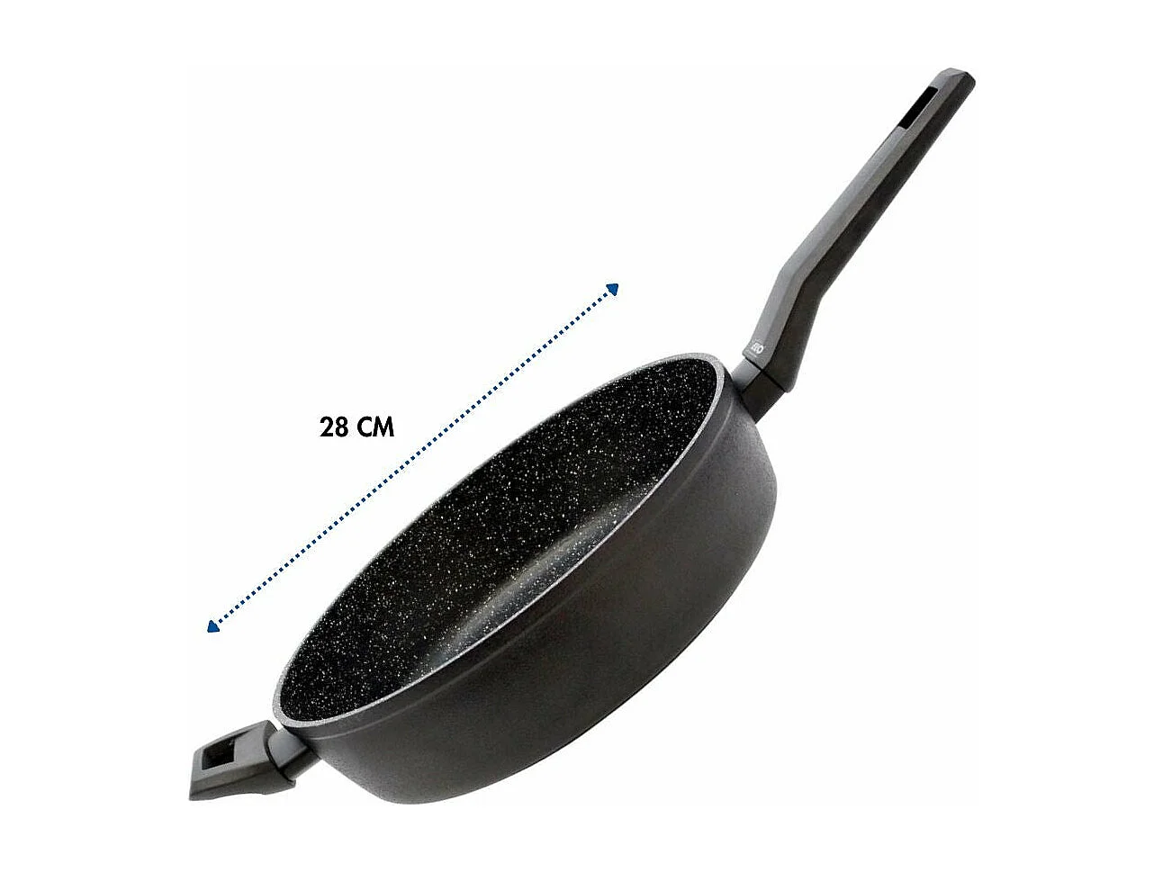 Sauteuse de cuisine 28 cm de 3,2L Elo Granit Solution