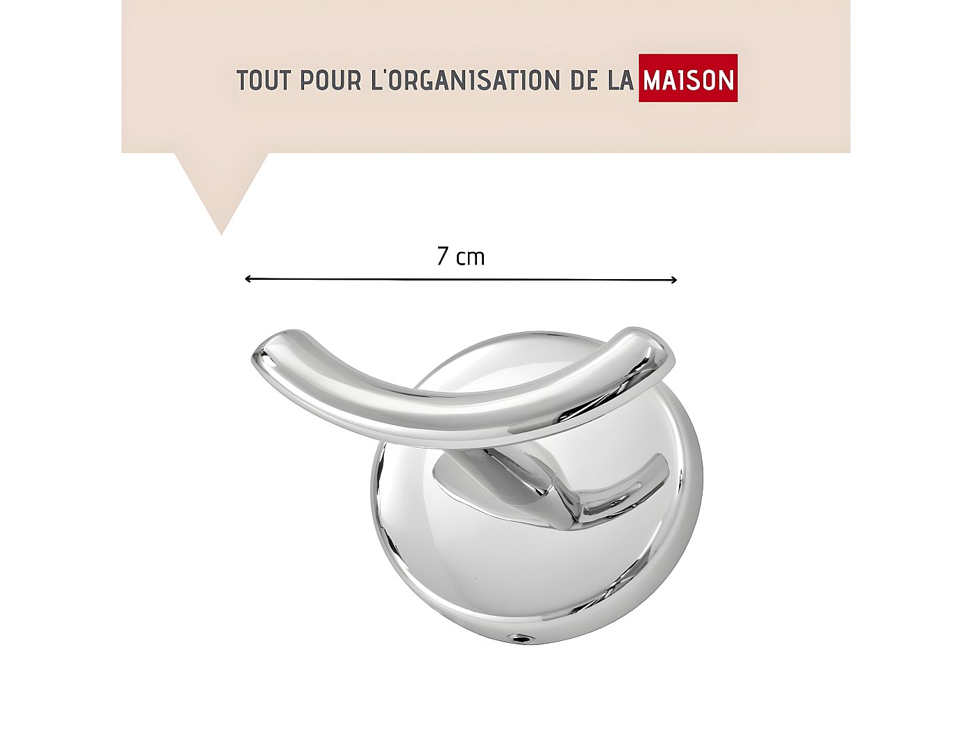 BLANC - Crochets à Ventouse Réglables Sans Poinçon, Porte-serviette De Toilette, Cintre Propre