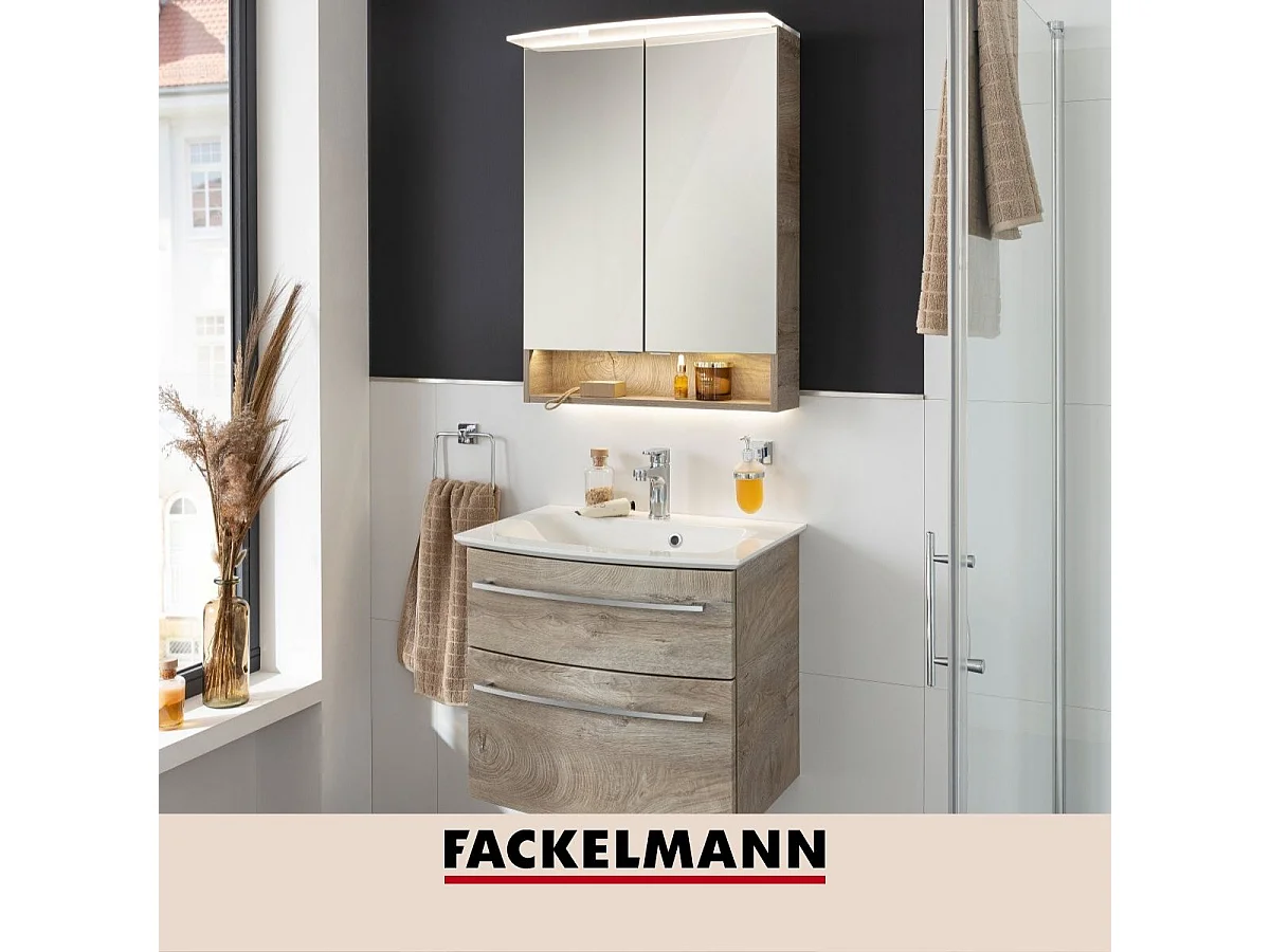 Distributeur de savon mural gris chromé Fackelmann Mare