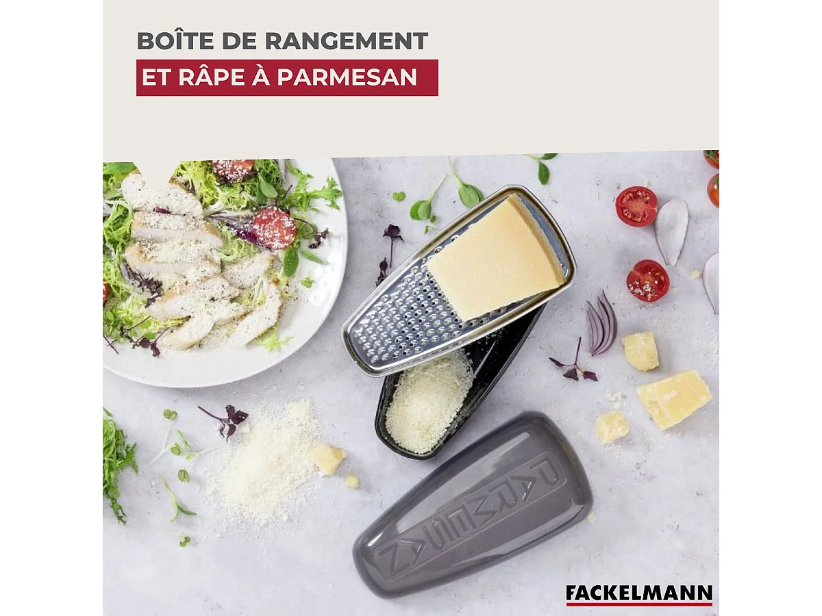 Râpe à parmesan et sa boîte de rangement 19 cm Fackelmann Handmade Tradition