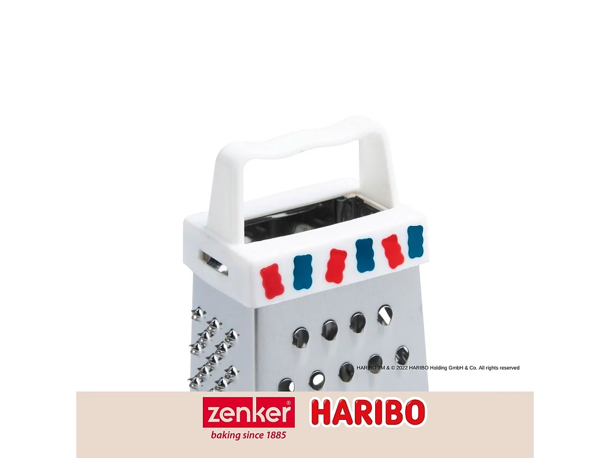 Mini râpe de cuisine et pâtisserie 4 faces 7,5 cm Zenker Haribo