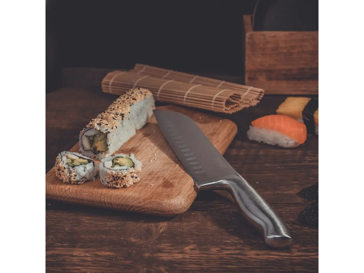 Ensemble de 5 couteaux de cuisine professionnels en inox de 24 à 33,5 cm Nirosta Star