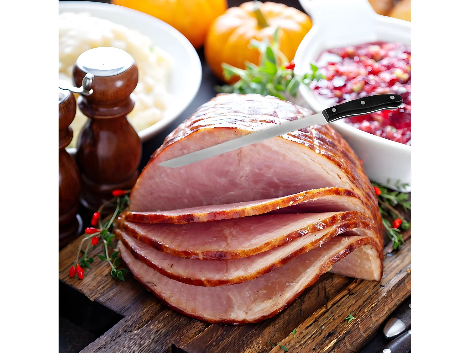 Couteau à jambon 39 cm Nirosta Fit