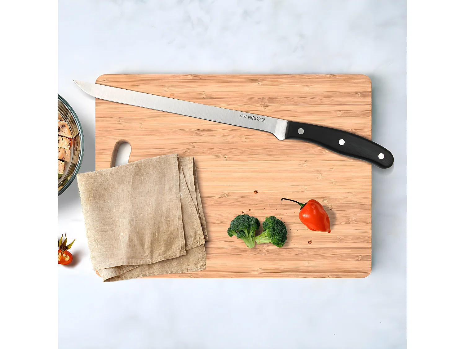 Couteau à jambon 39 cm Nirosta Fit