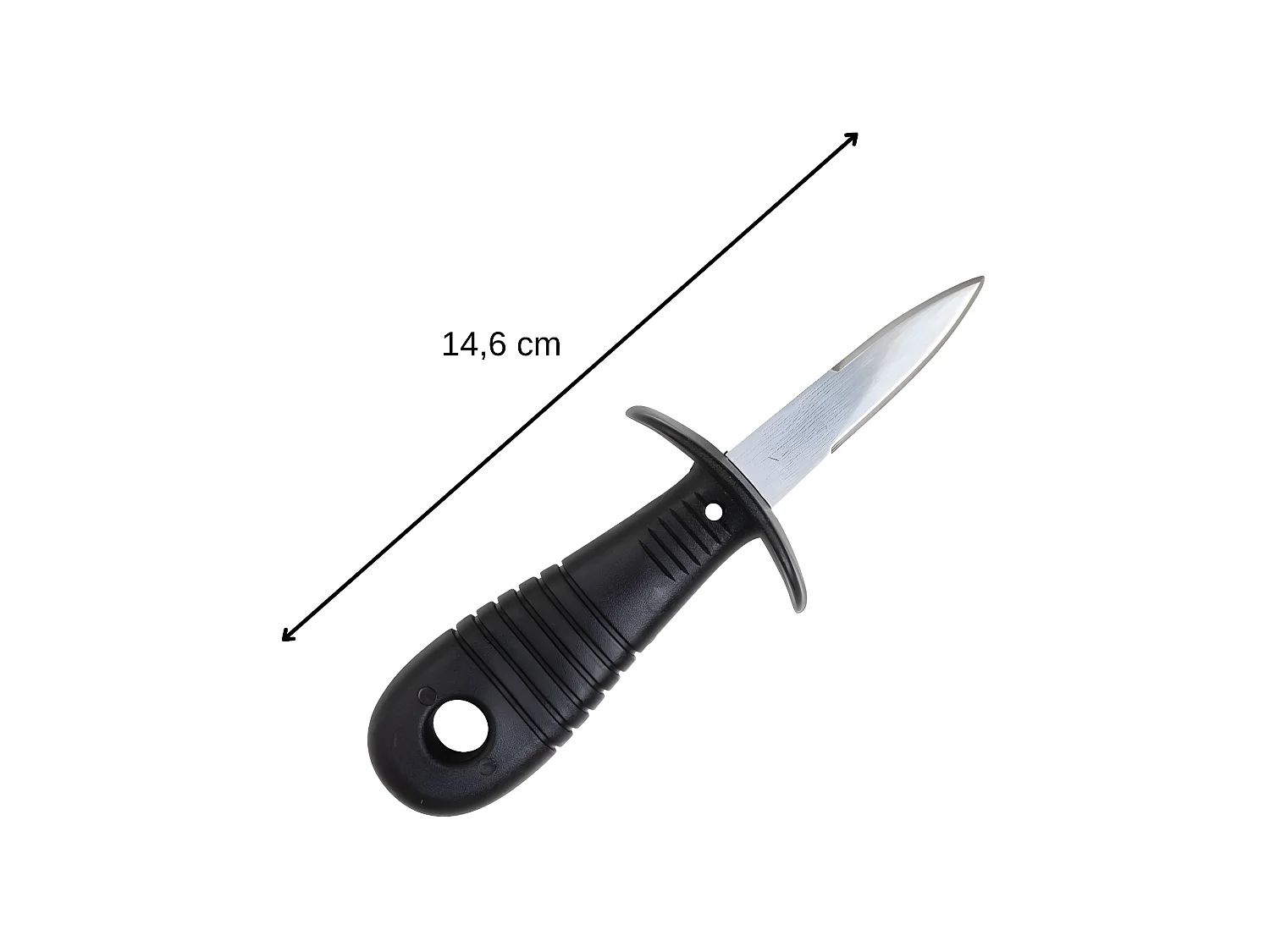 Couteau à huîtres inox 14 cm Fackelmann